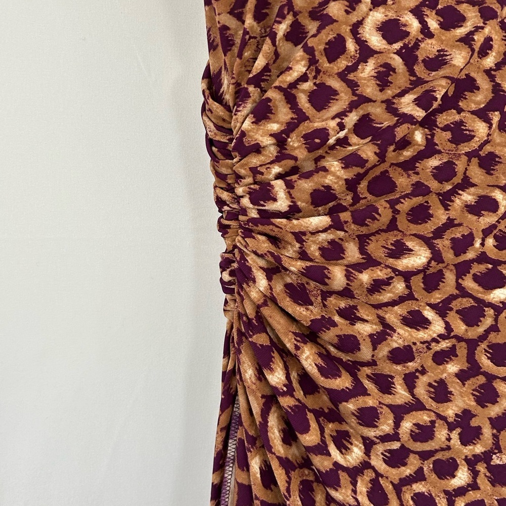 Ralph Lauren Size 8 Midi Dress Cinched at Sides Soft Classic Sophisticated Style - Picture 11 of 12